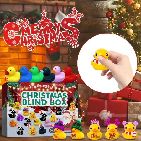 Dowmoo Christmas Rubber Duck Advent Calendar Toy Blind Box