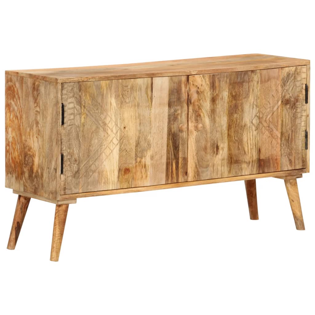 vidaXL Sideboard Solid Mango Wood 110x30x60 cm