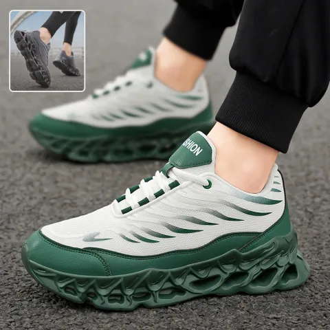 Men's Lace-up Sneakers Thick-soled Daddy Vulcanized Shoes Outdoor Running
