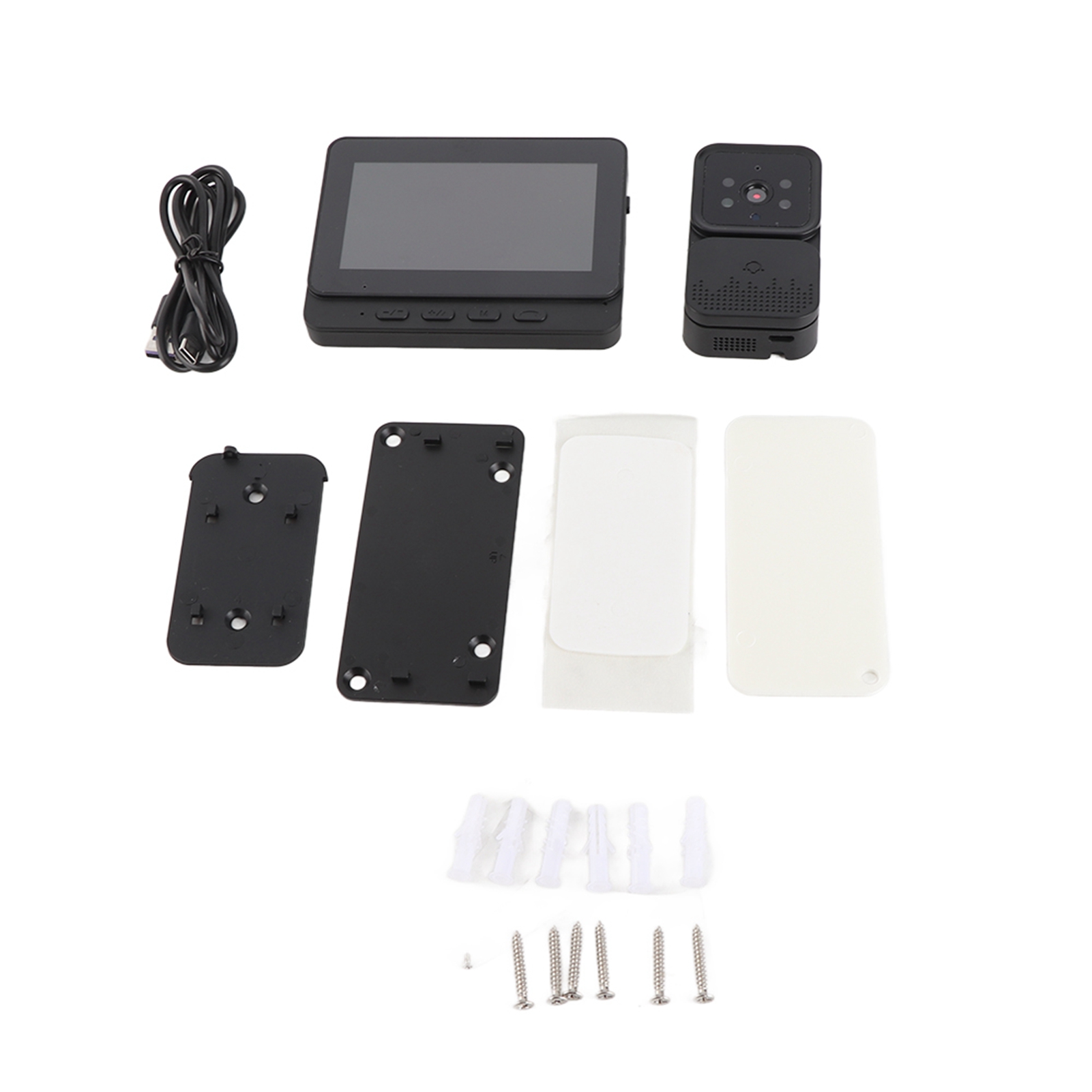 Smart 4.3in Wireless Doorbell Camera with IPS Screen & Night Vision-image