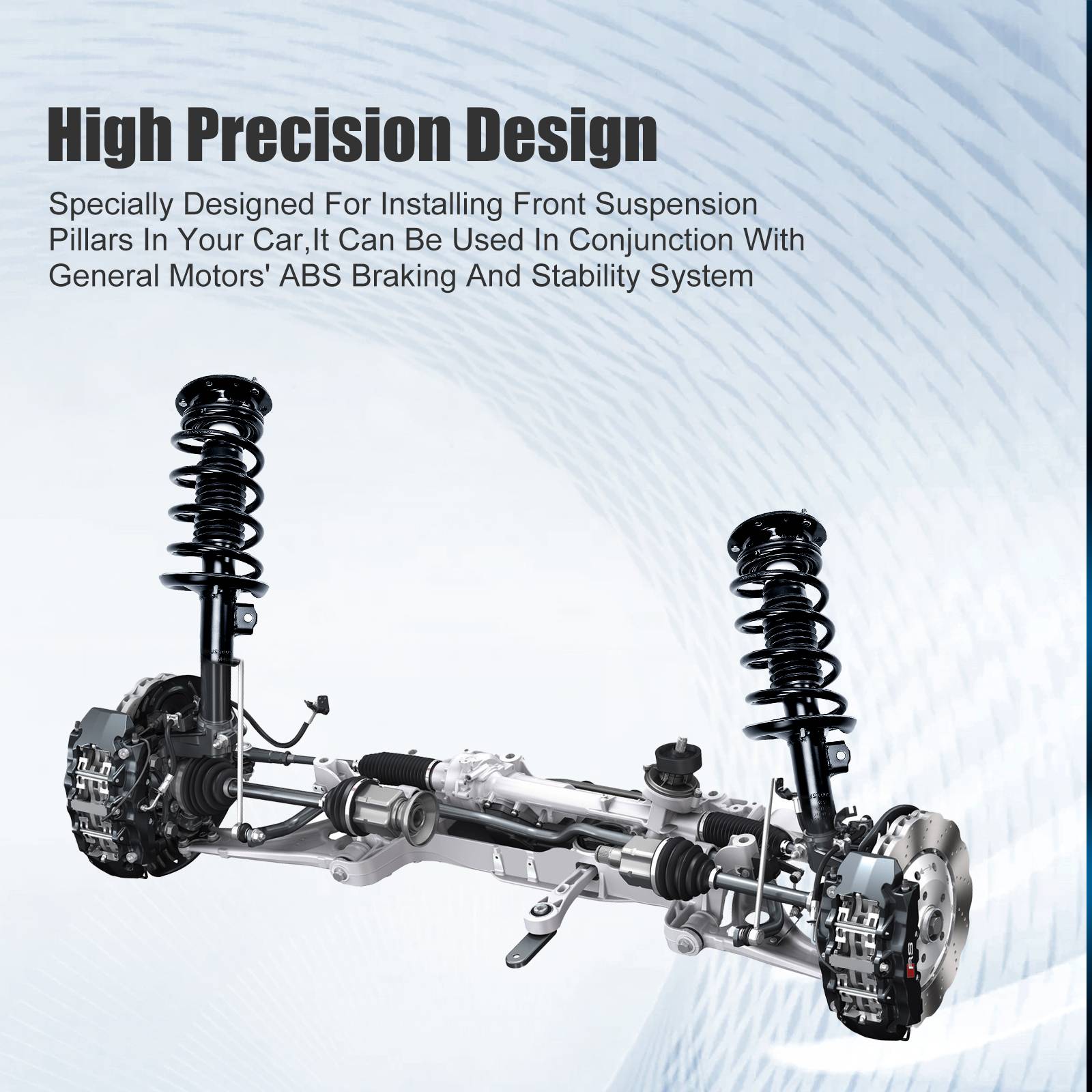 Set 2 Front Struts Shocks Coil Springs For 2003-2008 Matrix Pontiac Vibe