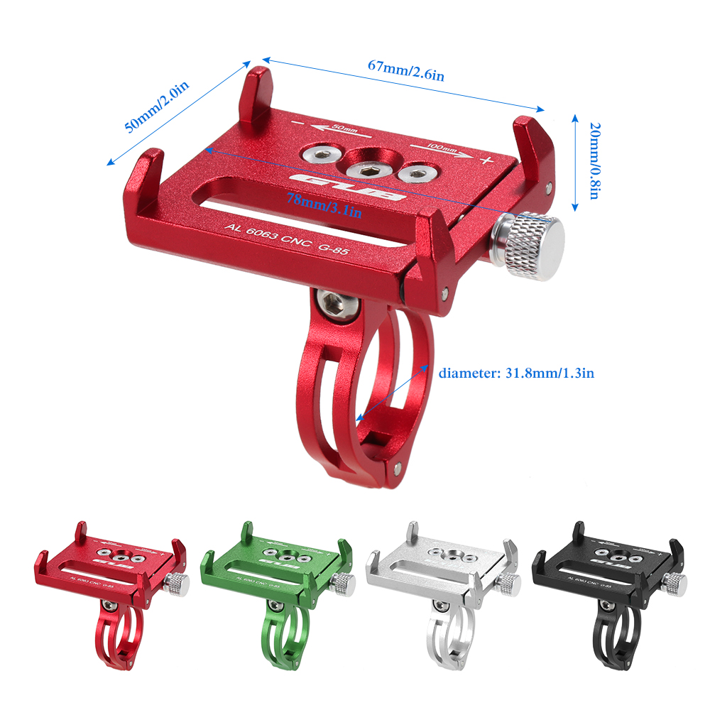 Aluminum Alloy Phone Holder Adjustable Phone Holder for Bike
