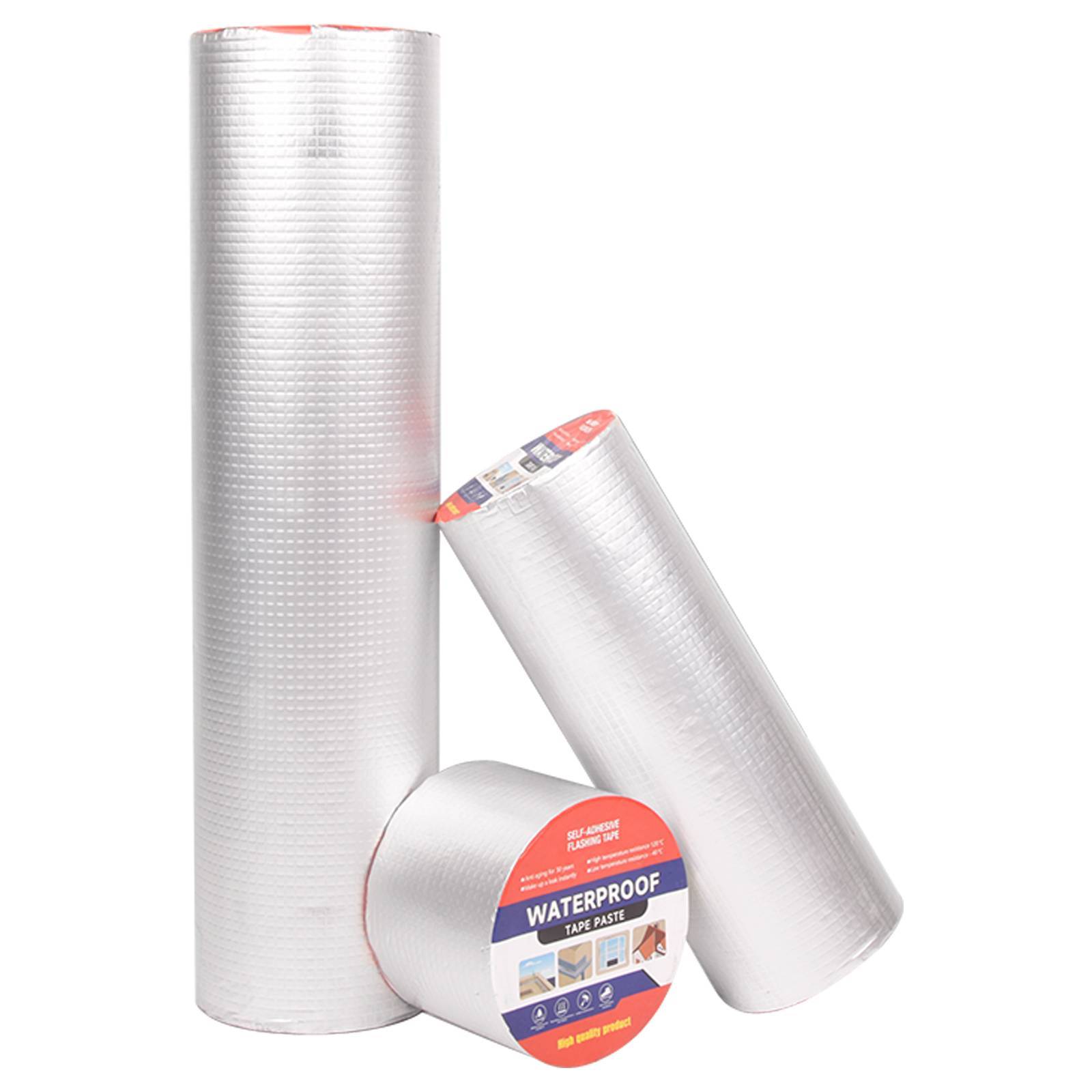 Waterproof Butyl Aluminum Foil Tape For RV Repair Glass Repairs Roof Patching — foto 8