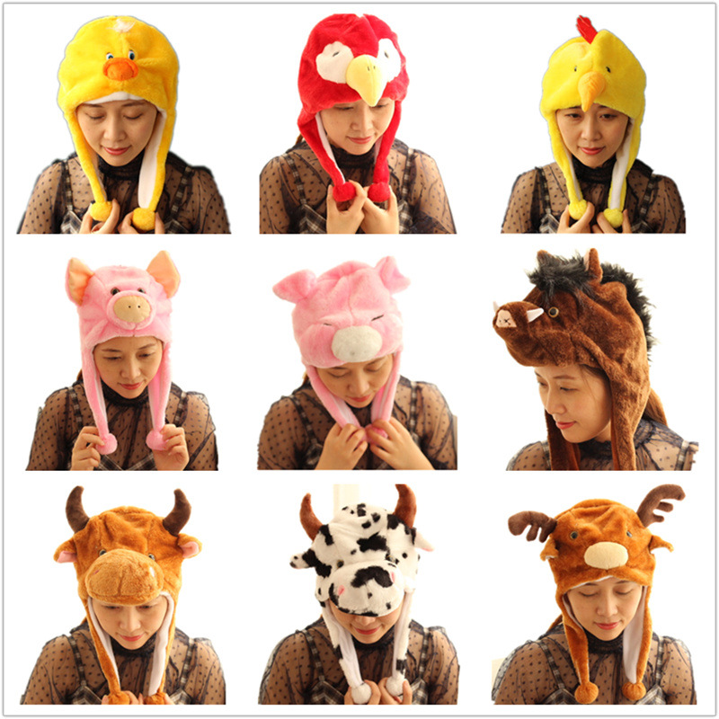 Big Bear Cartoon Parent Child Headgear