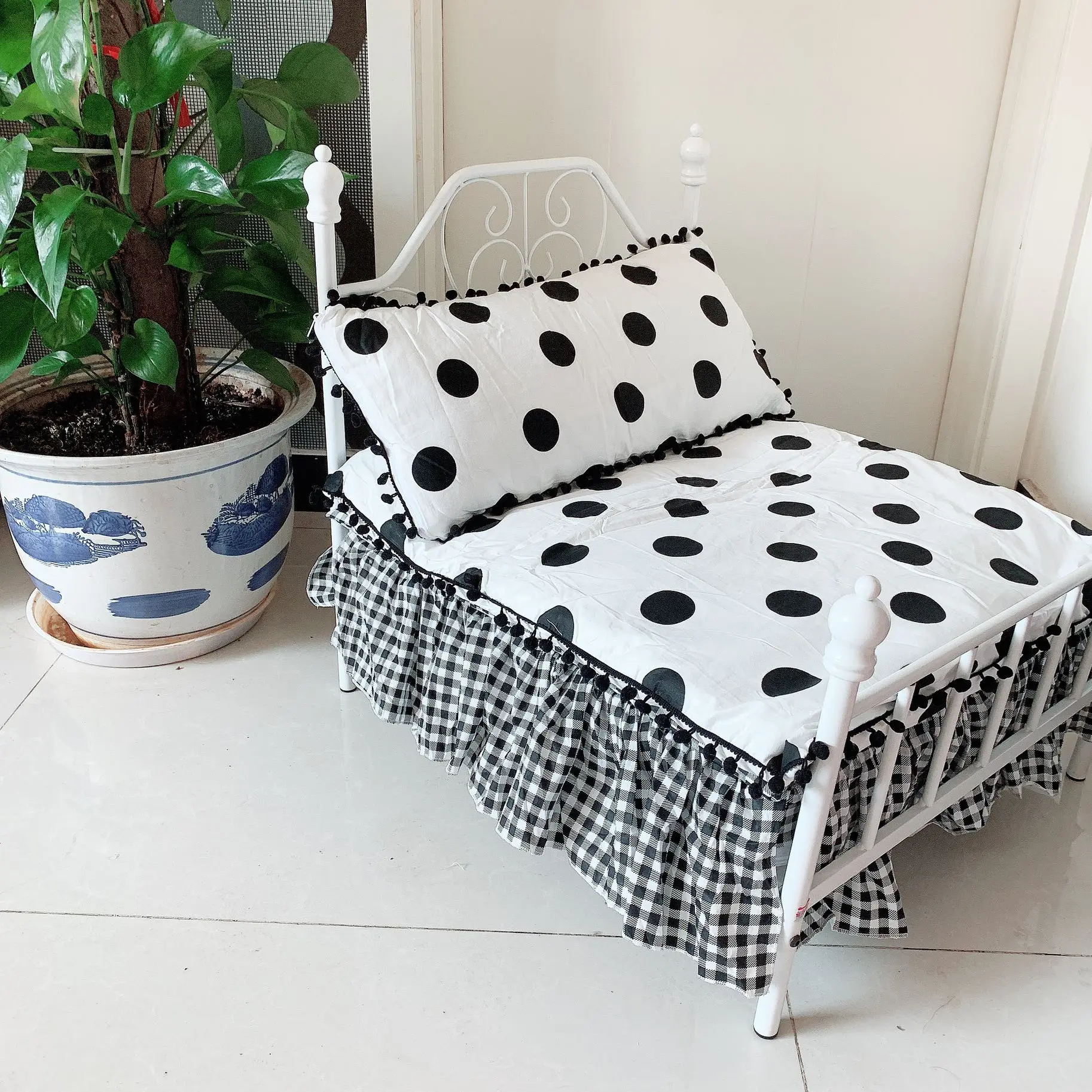 Dog Kennel Cat Pet Hanger Swing Cradle