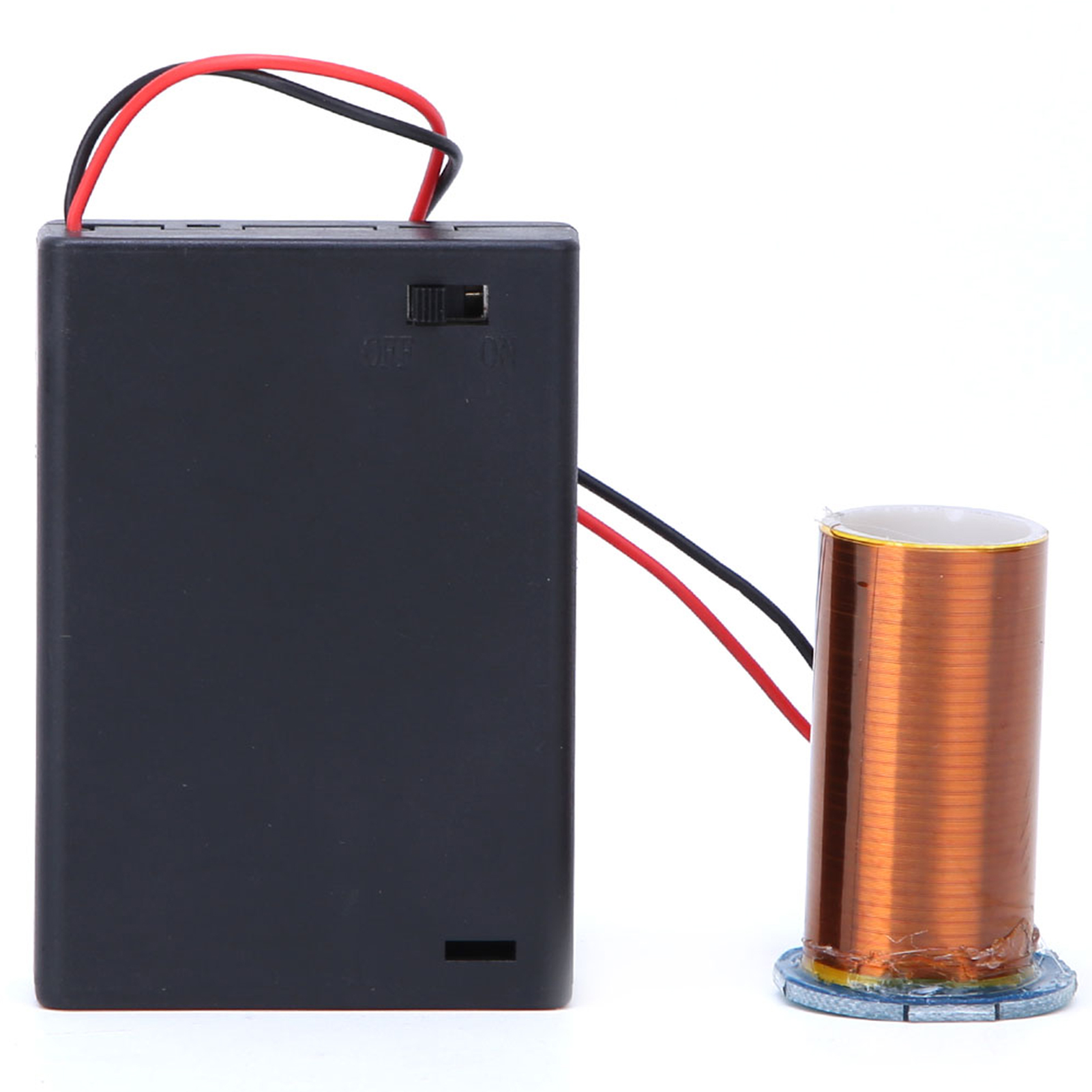Mini Tesla Coil Battery Powered No Arc Remote Ignition Tesla Electronic DIY KitFinished Product 