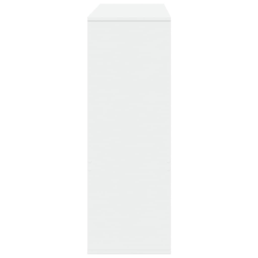 vidaXL Separator de cameră, alb, 100x33x94,5 cm, lemn prelucrat
