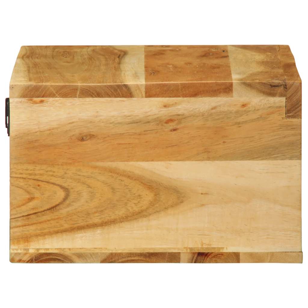 vidaXL Seinä-TV-kaappi 40x30x19 cm massiivipuu akaasia