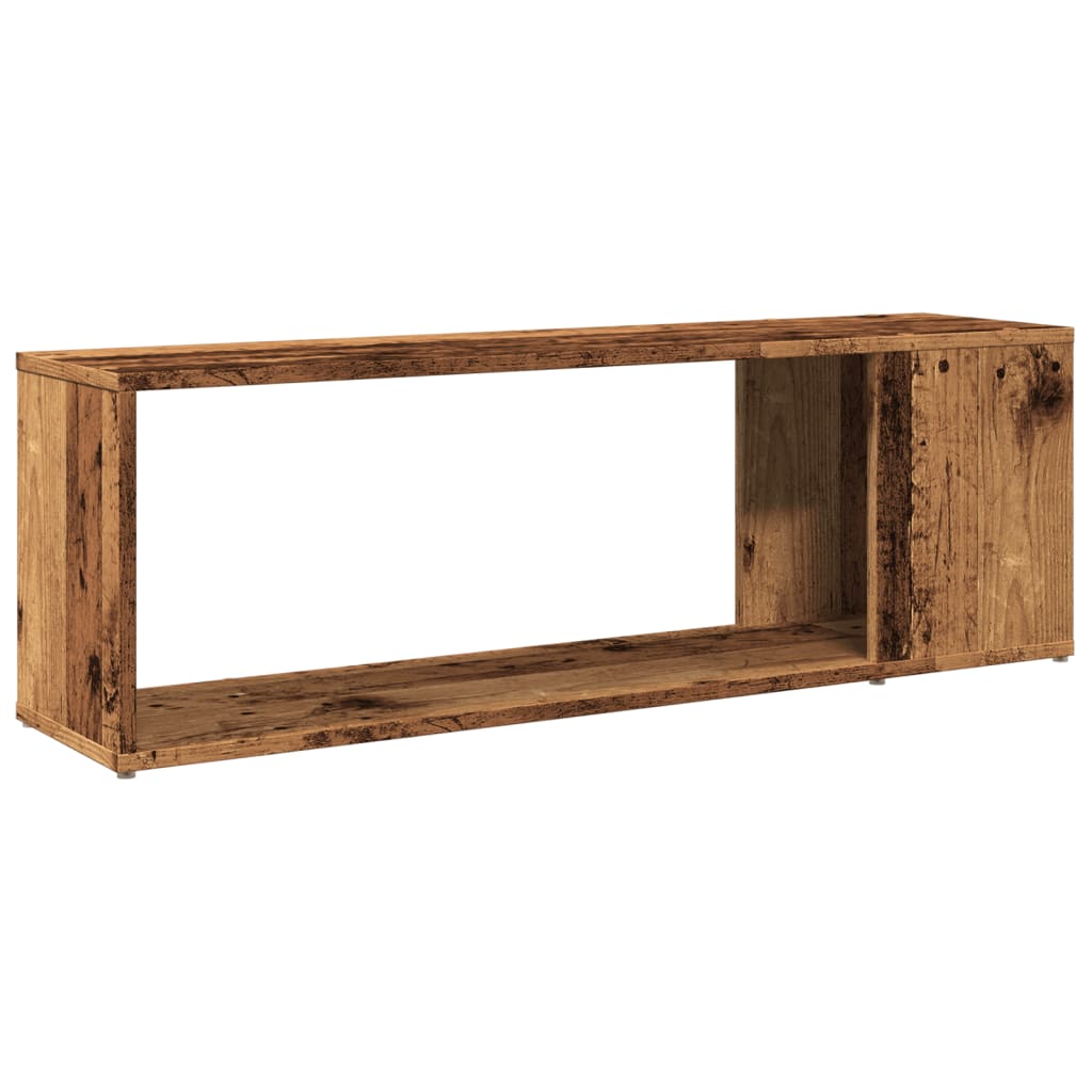 vidaXL TV omarica Old Wood 100x24x32 cm Inženirski les