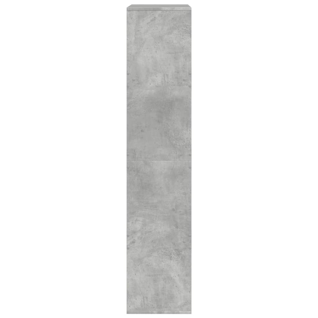 vidaXL Bibliotecă, gri beton, 100x33x155,5 cm, lemn prelucrat
