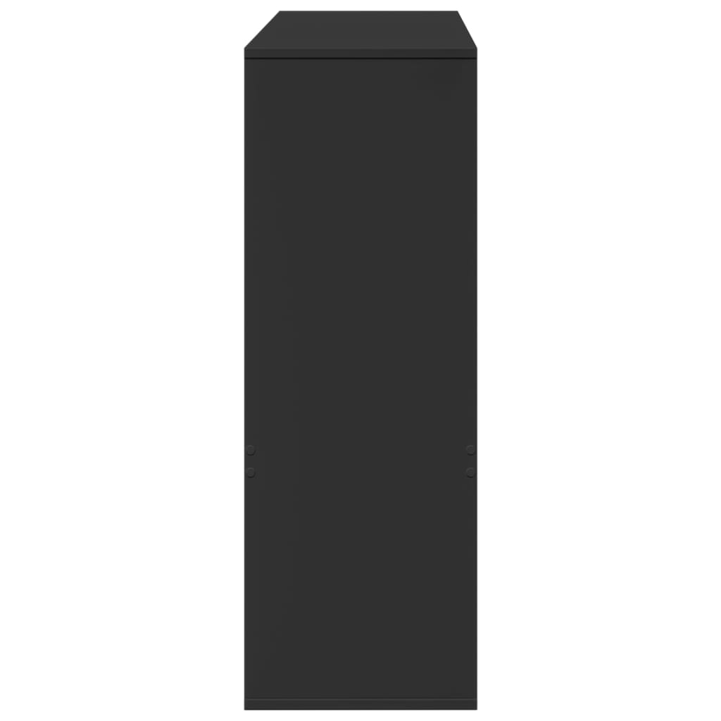 vidaXL Separator de cameră, negru, 100x33x94,5 cm, lemn prelucrat