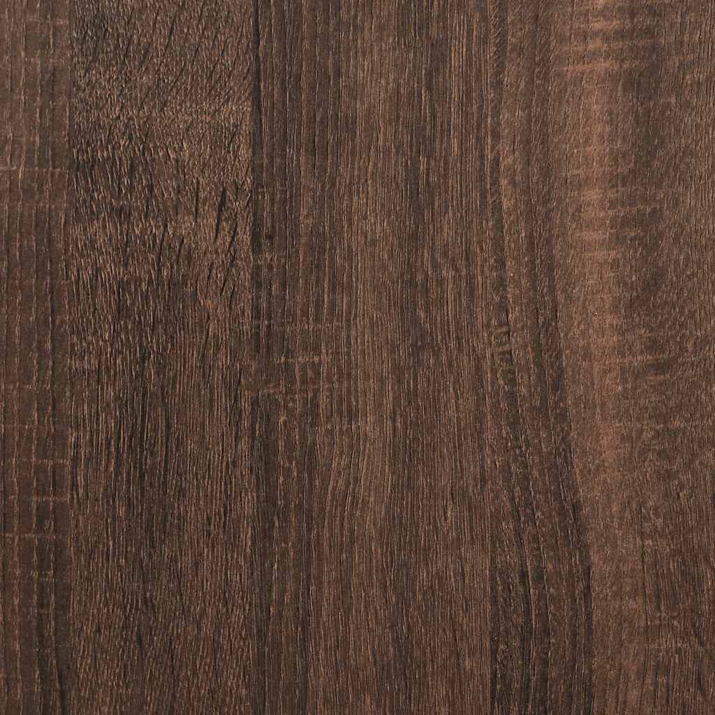 vidaXL Kupaonski zidni ormarić smeđi hrast 60x25x40 cm izrađeno drvo