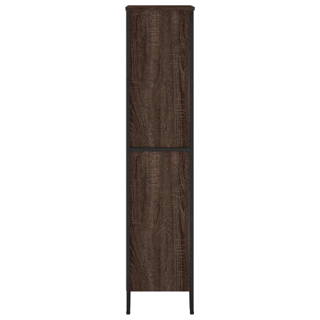 vidaXL Bibliotecă, stejar maro, 80x31x137,5 cm, lemn prelucrat