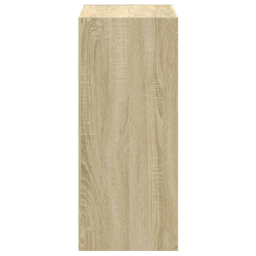 vidaXL Bibliotecă, stejar sonoma, 68,5x32x75 cm, lemn prelucrat