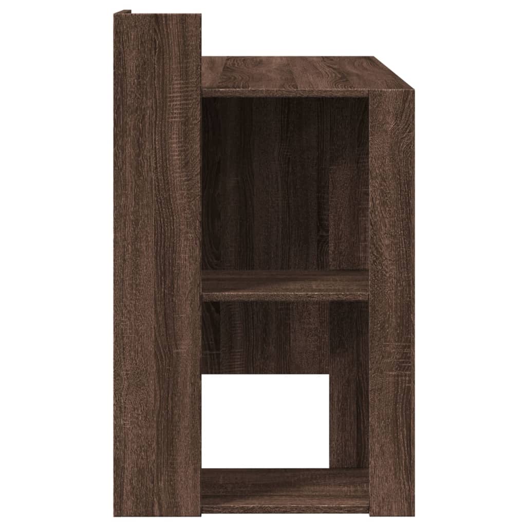 vidaXL Birou, stejar maro, 103,5x56,5x94 cm, lemn prelucrat
