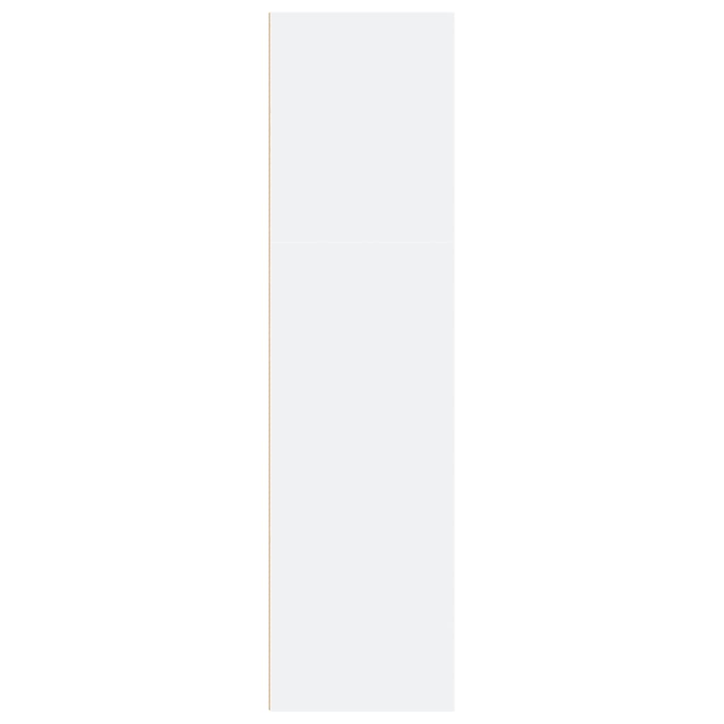 vidaXL Bibliotecă, alb, 60x30x114 cm, lemn prelucrat