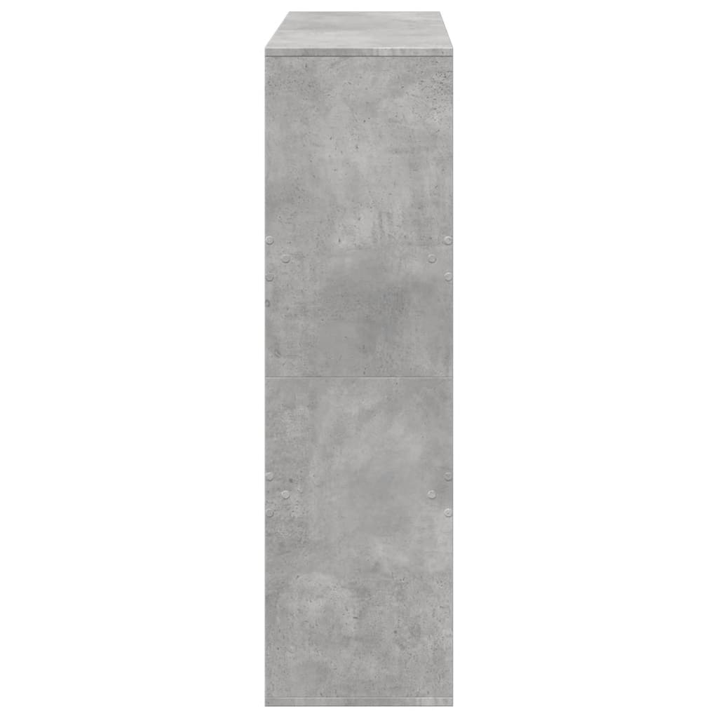 vidaXL Separator de cameră, gri beton, 100x33x115 cm, lemn prelucrat