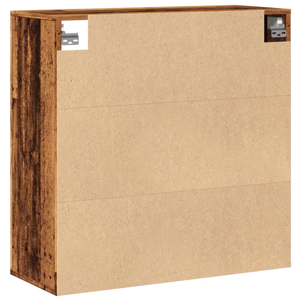 vidaXL Dulap de perete, lemn vechi, 80x33x80 cm, lemn prelucrat