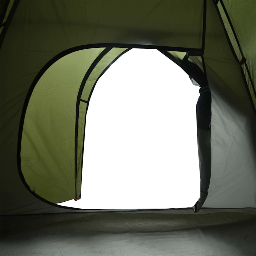 vidaXL Cort camping cupolă 3 persoane verde măsliniu impermeabil