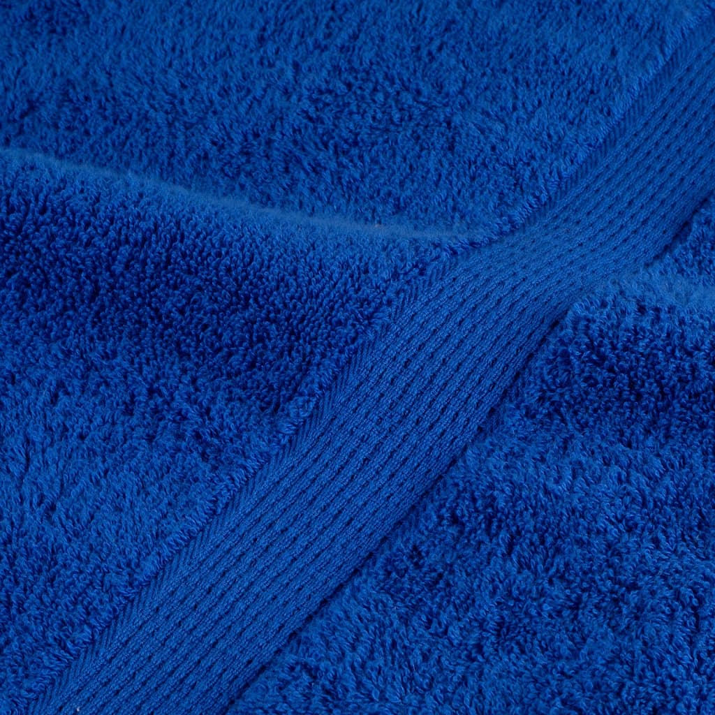 vidaXL Prosoape premium SOLUND 4 buc albastru 100x200cm 600gsm