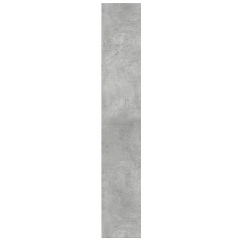 vidaXL Bibliotecă, gri beton, 60x24x143 cm, lemn prelucrat