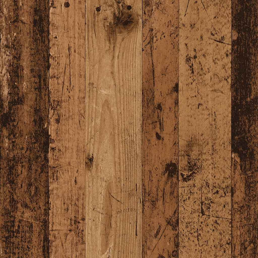 vidaXL Dulap de baie, lemn vechi, 30x30x190 cm, lemn prelucrat