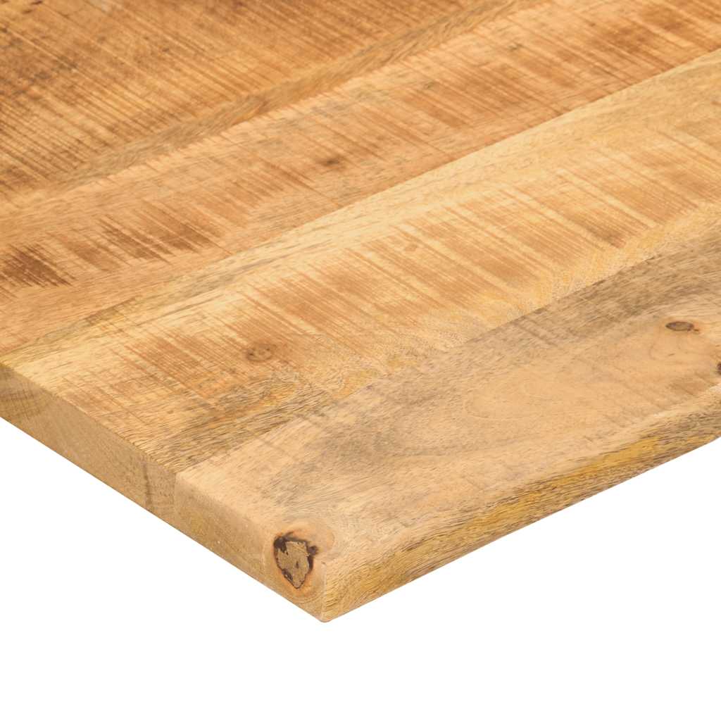 vidaXL Dessus de bureau avec courbe 110x50x2,5 cm manguier massif brut