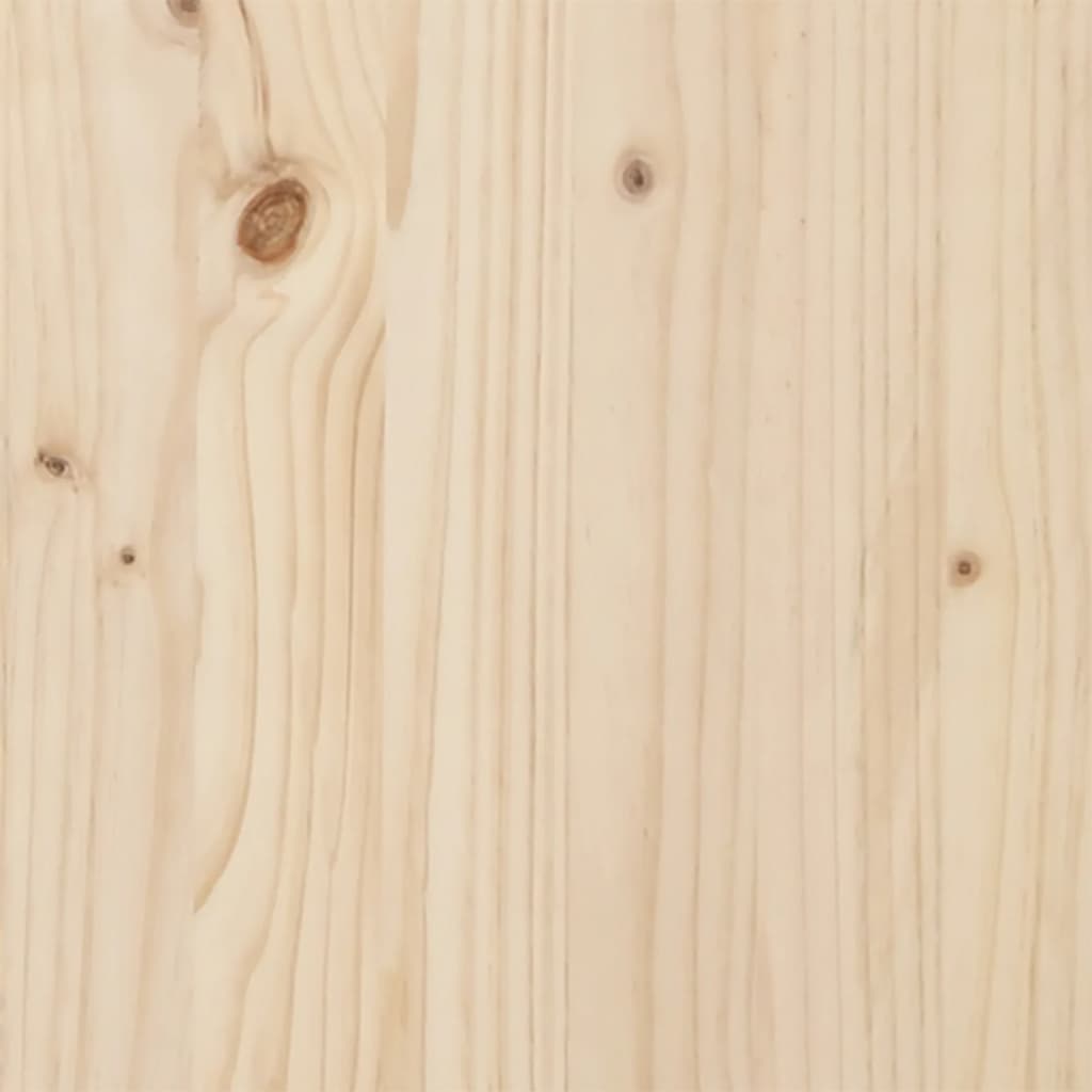 vidaXL Pat cu bibliotecă fără saltea, 140x200 cm, lemn masiv de pin