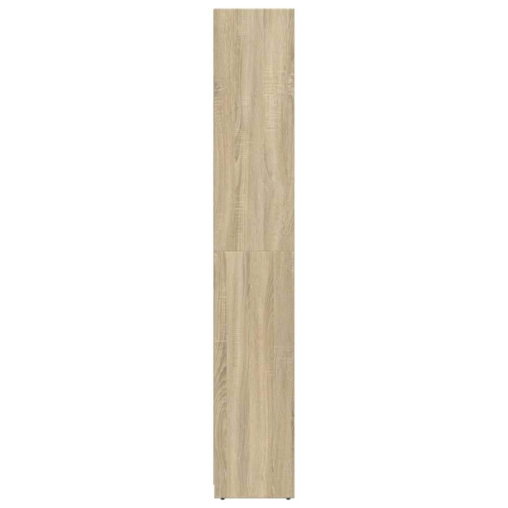 vidaXL Dulap de baie, stejar sonoma, 30x30x183,5 cm, PAL
