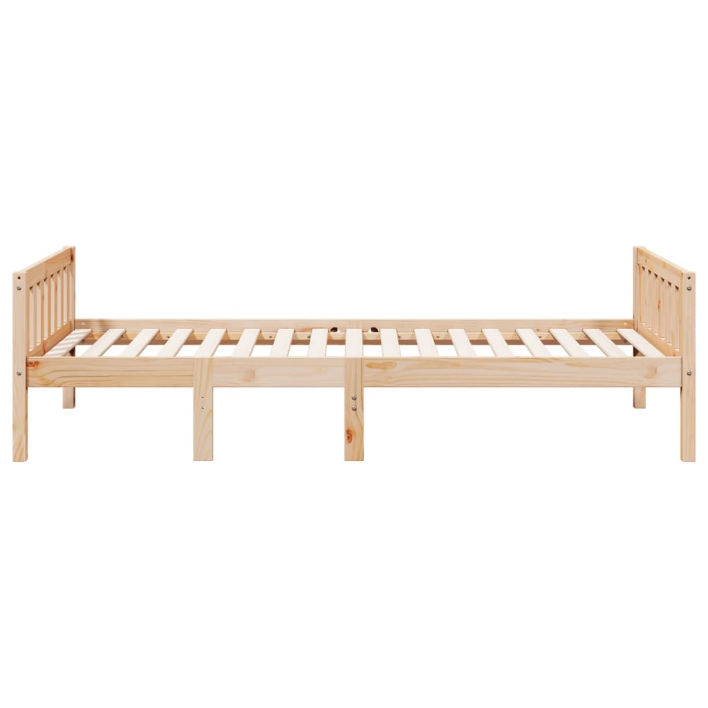vidaXL Pat pentru copii fără saltea, 75x190 cm, lemn masiv de pin