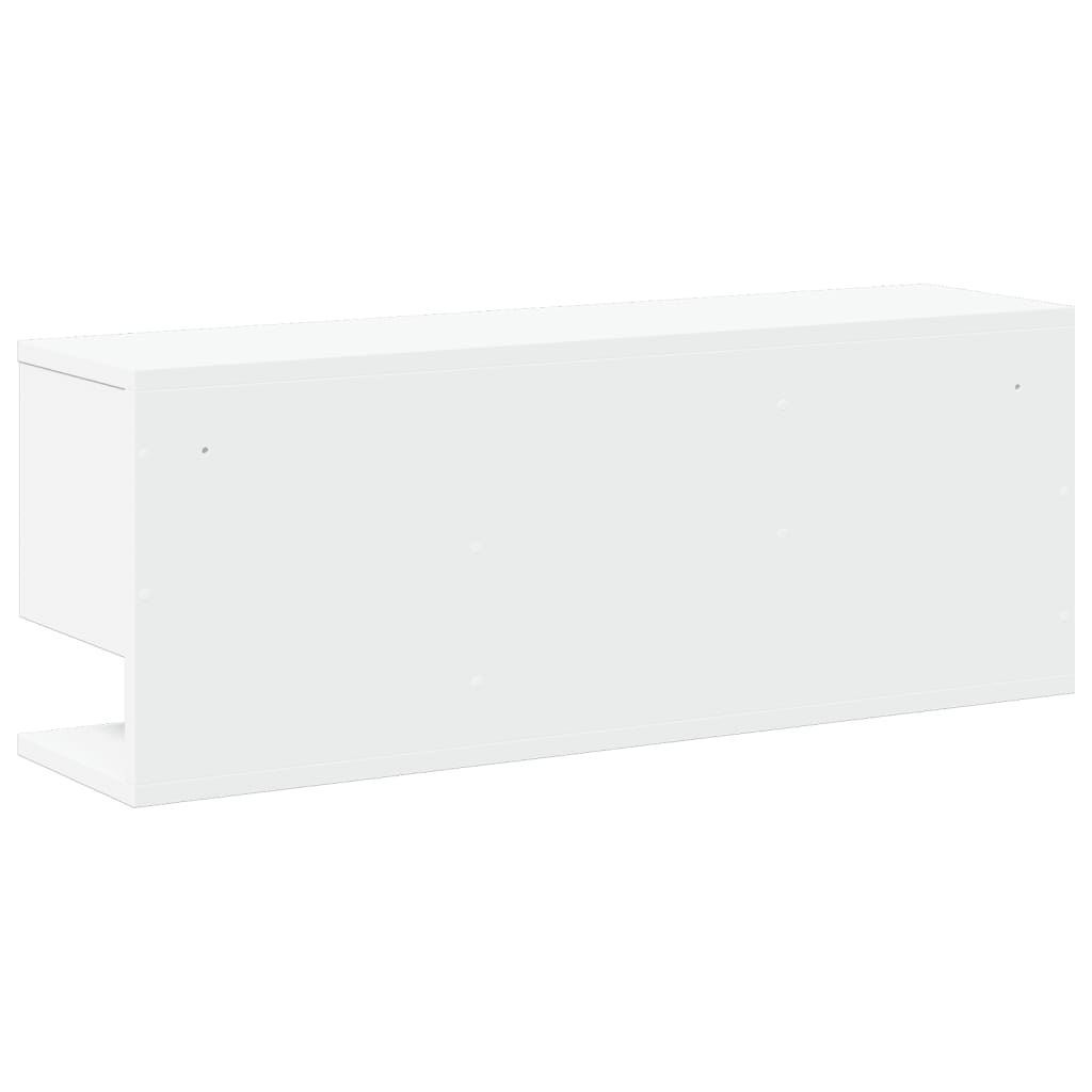 vidaXL Dulap de perete, alb, 80x20x30 cm, lemn prelucrat
