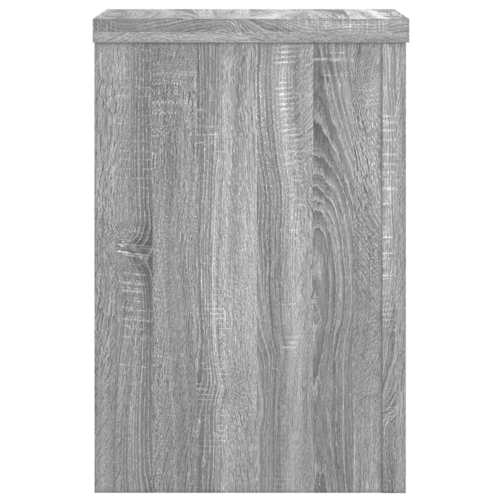 vidaXL Suporturi de plante 2 buc. gri sonoma 25x25x35cm lemn prelucrat