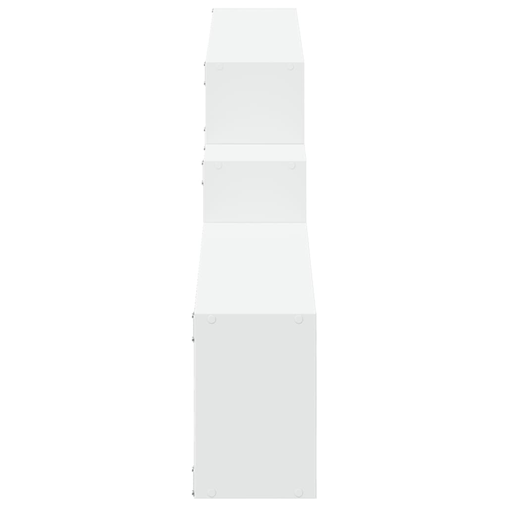 vidaXL Dulap de perete, alb, 158x18x53 cm, lemn prelucrat
