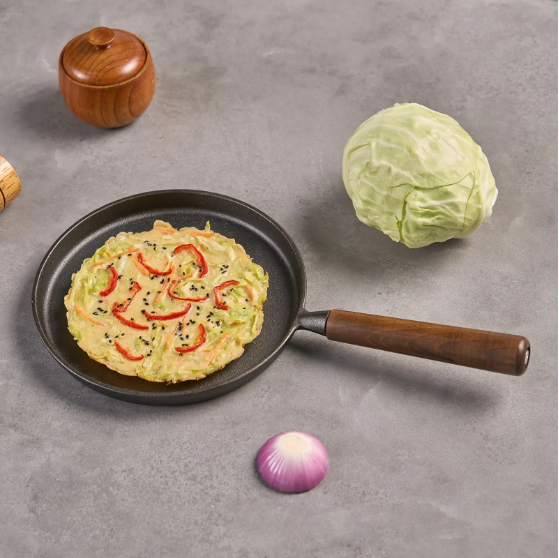 WANGYUANJI Cast Iron Pizza Pan 7.9
