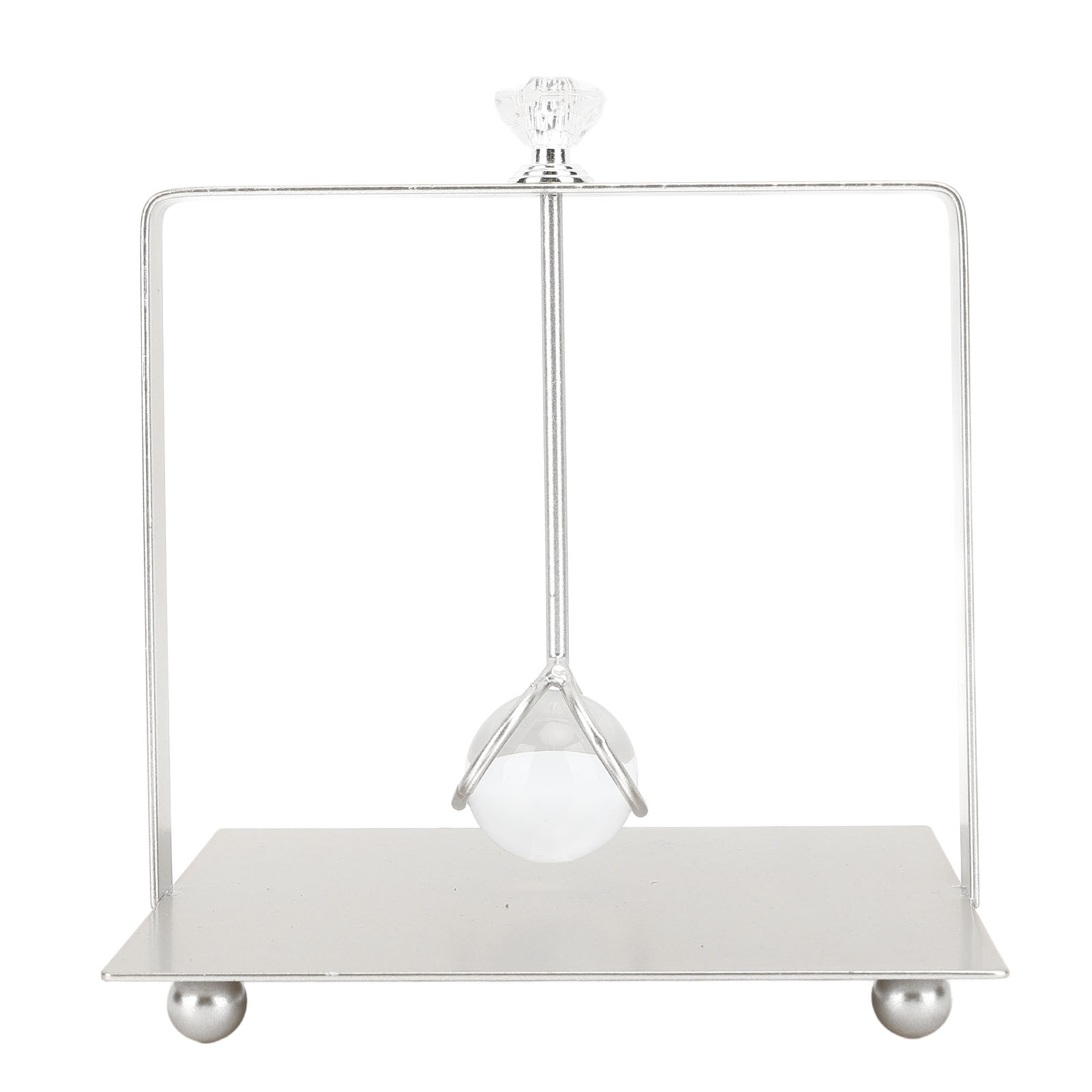 Metal Napkin Holder Lift Handle Modern Elegant Square Paper Napkin Dispenser for Restaurant Hotel Home Office Silver 