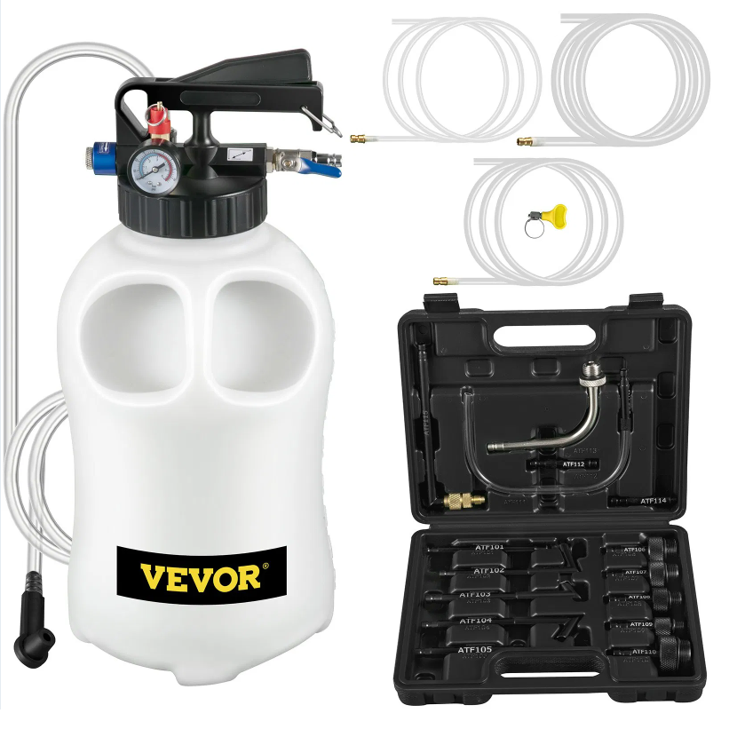 VEVOR Transmission Fluid Pump 2 Way Manual ATF Refill System Dispenser, Oil And Liquid Extractor 10 Liter Large Capacity — foto 4