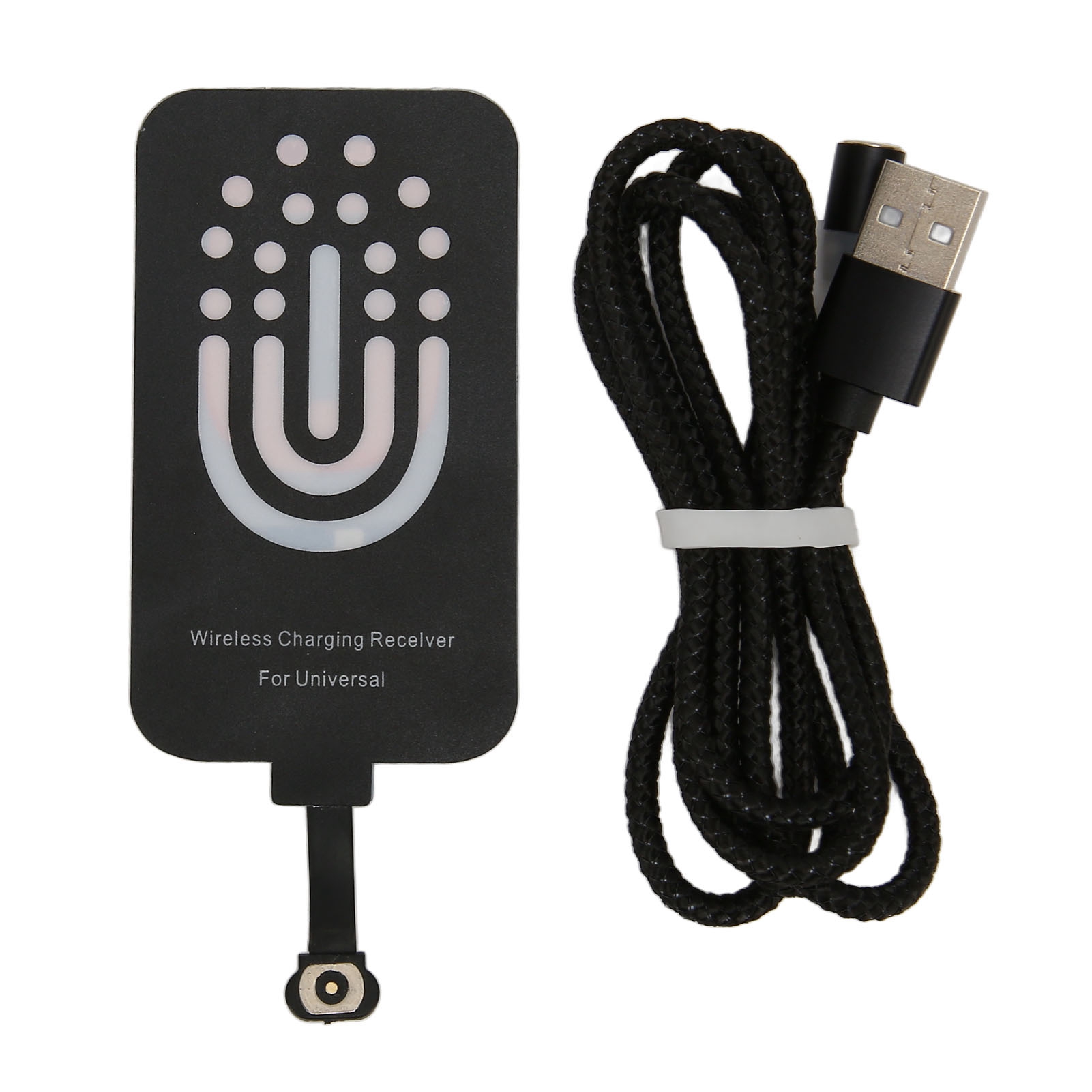 Thin Wireless Charging Receiver Type C Magnetic Suction Dual Purpose Wireless Charging Receiver Wireless Charging Patch Magnetic Back Patch 