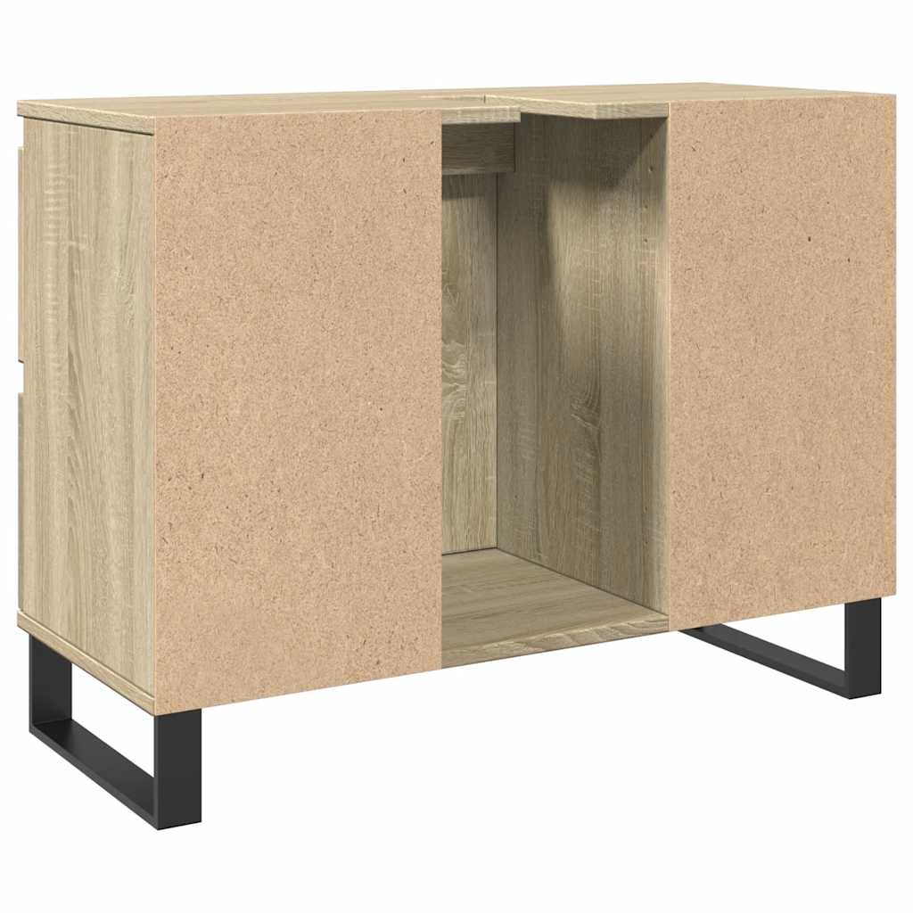 vidaXL Dulap pentru baie, stejar sonoma, 80x33x60 cm, lemn compozit