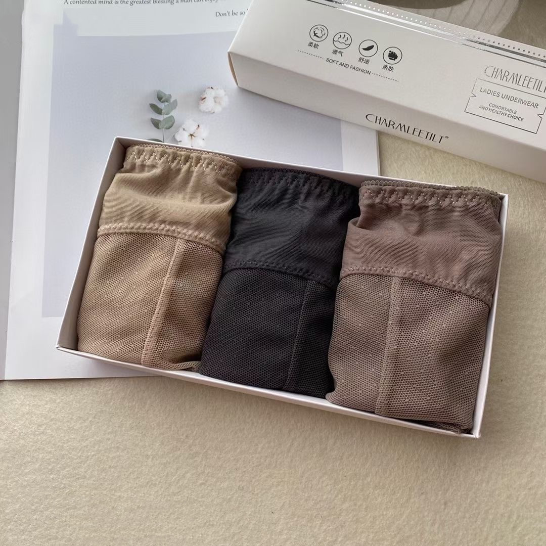 Title 5, Dames high waist kanten slip in een 3-pack. Com...