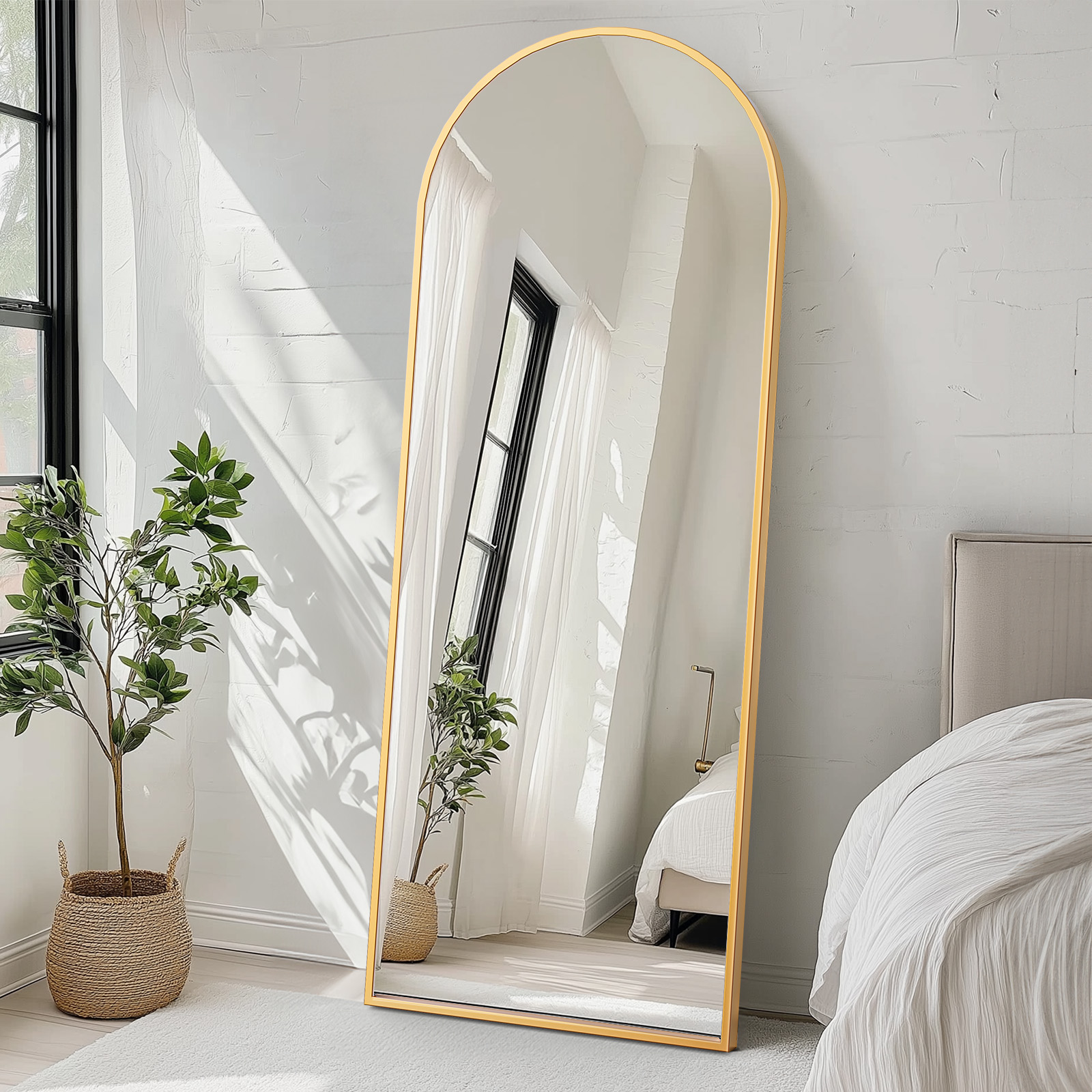 Arched 71 X26  Full Body Mirror, Full Body Floor Mirror image 12