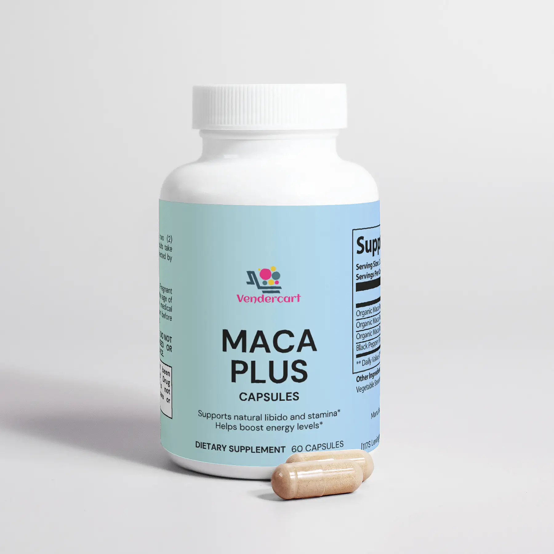Maca Plus Premium Triple Maca Blend For Energy, Hormone Balance Vitality