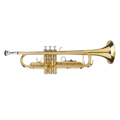 Drop B Tone Adjustable Trumpet Gloves Set Plaint Golden