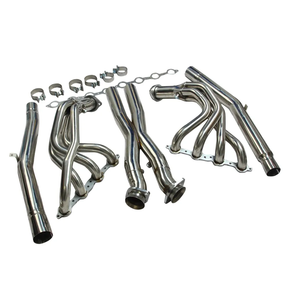 Exhaust Header Fit For Corvette 2005-2013 C6 LS2 LS3   Ban The Sale Of Amazon
