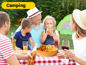 Salter EK4548 9.5L dual air fryers steamers AF451UK bacon fish barbecues summer party