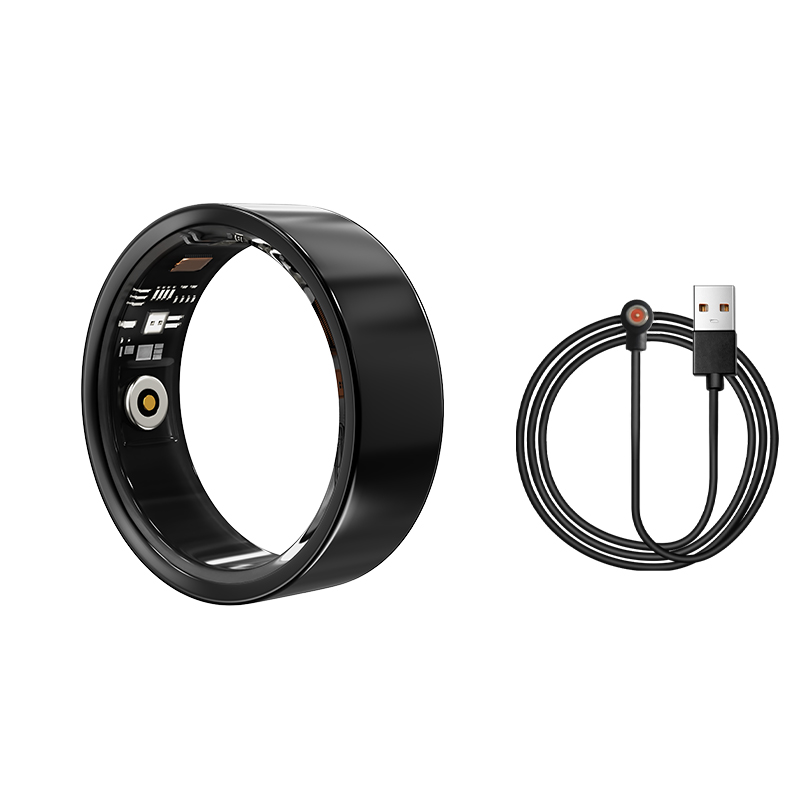 Smart Ring Health Tracker - Fitness Sleep Heart Rate Blood Oxygen Tracker Smart Ring For Men And Women,IP68 Waterproof Level Bluetooth Fitness Tracker Rings Family Care