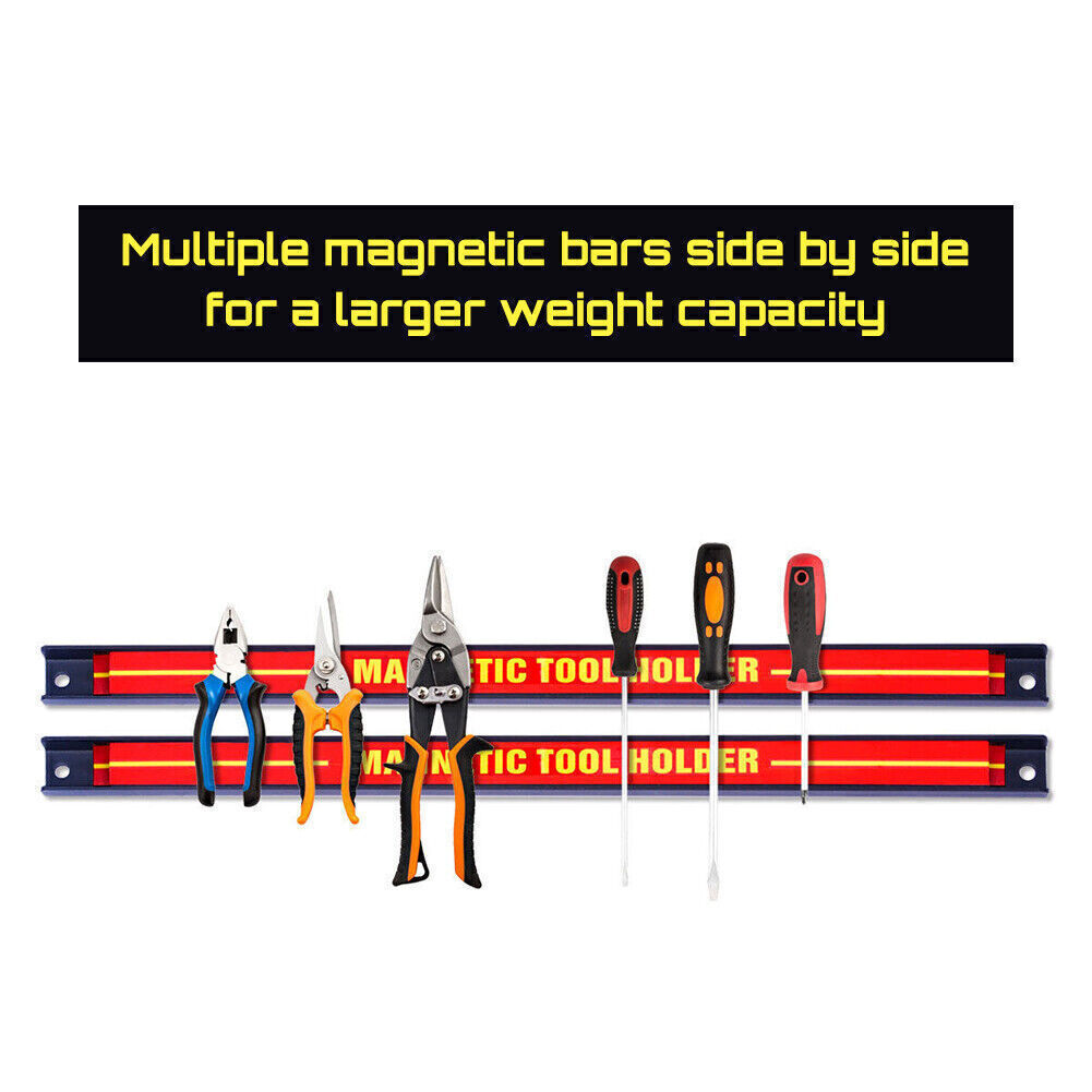 6x18 Heavy Duty Magnetic Tool Bar Storage Holder Rack Garage Wall Holder Strips 8