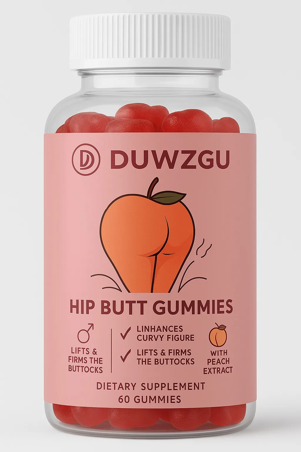 Hip Lifting Soft Candy - 60 Tablets Per Bottle