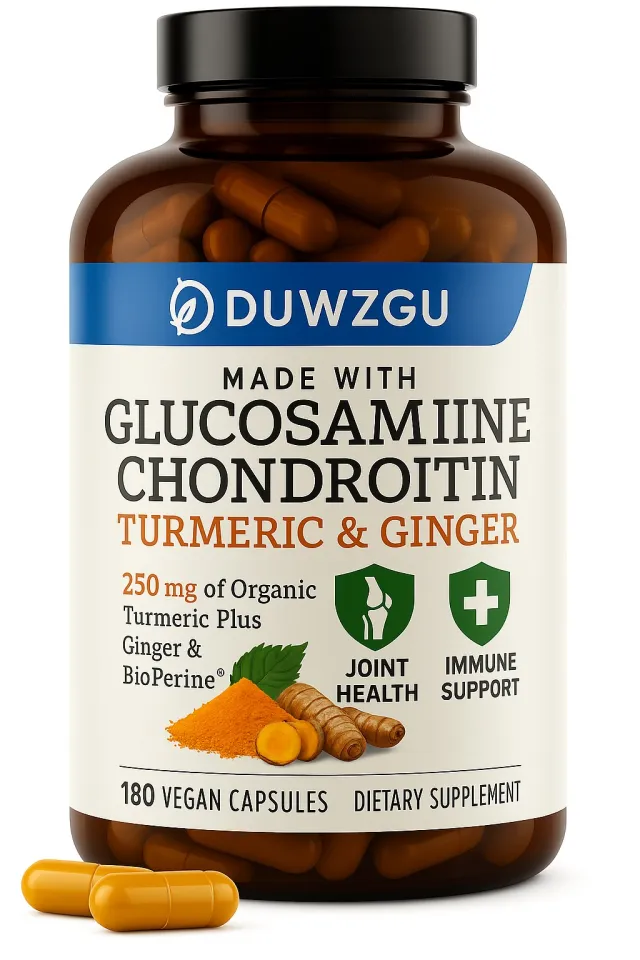 Glucosamine Chondroitin Ginger Yellow Tablets 180 Tablets Per Bottle - Shop at LoveMi