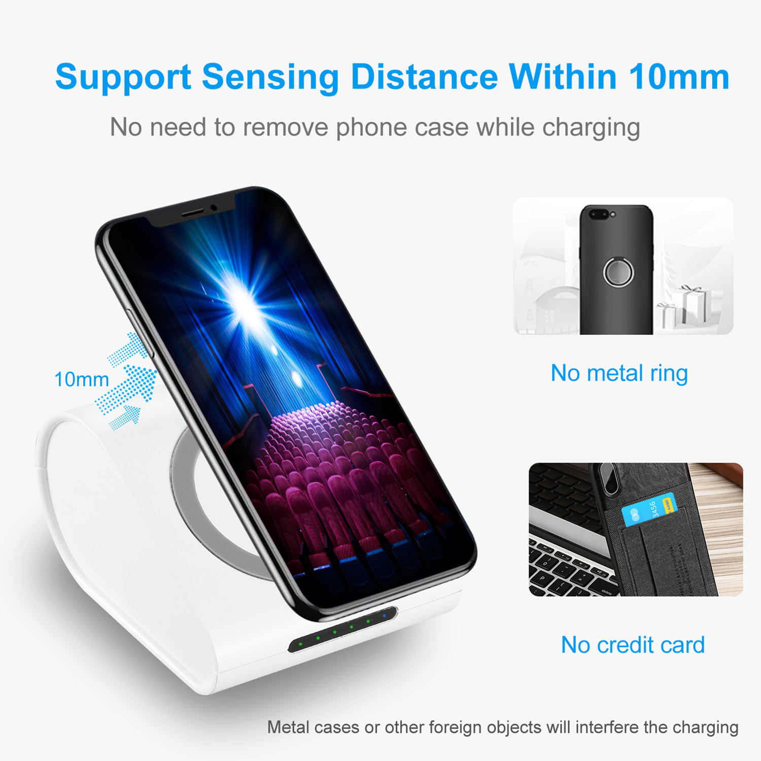 1Pc 10400mAh Qi Wireless Charging Power Bank  For IOS Phone XS MAX XR Galaxy S10 S9 Note 9 — foto 12