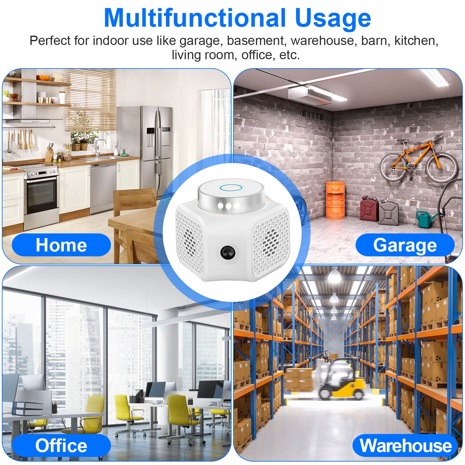 1Pc 360 Degree Ultrasonic Rodent ChaserIndoor With Ultrasonic Sound For Spring — view 5